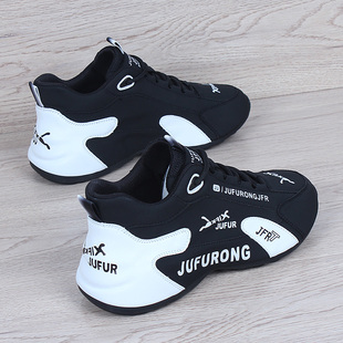 真皮男鞋2023秋季新款皮蓬老爹鞋运动休闲鞋百搭舒适软底小白鞋潮