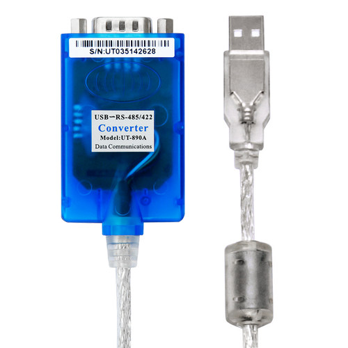 UT-890A宇泰USB转RS485/422转换器usb转232串口线9针通讯模块 USB转485公头转接USB转232