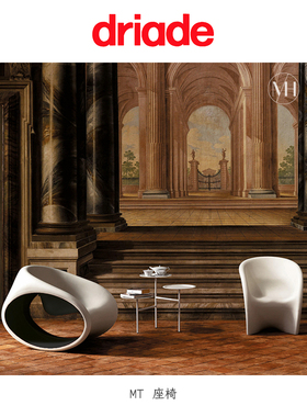 Driade意大利进口MT座椅北欧现代客厅扶手椅沙发室内户外休闲椅子