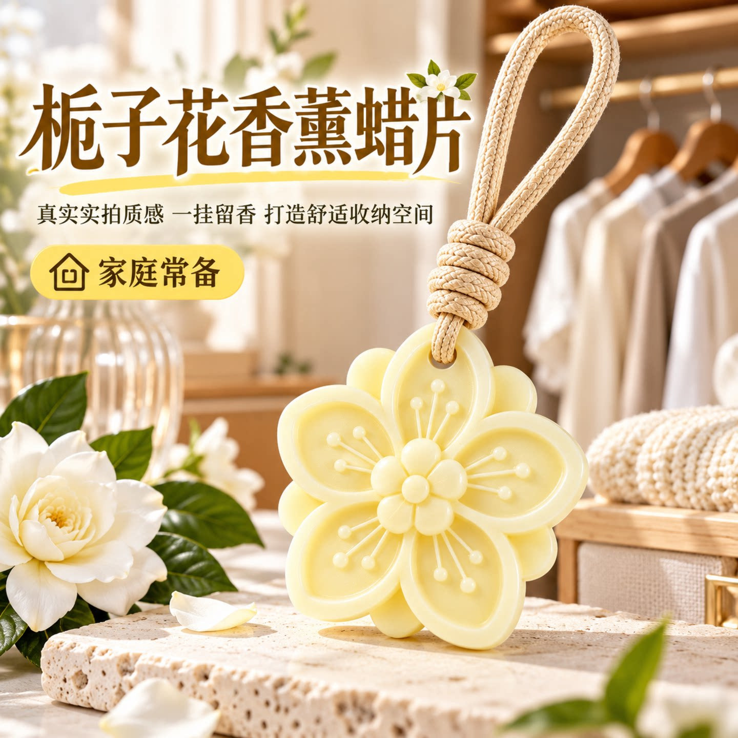 衣柜香薰片蜡片持久固体香氛