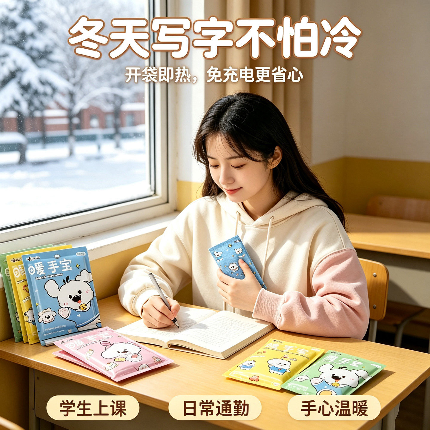 自发热暖手宝手握式一次性