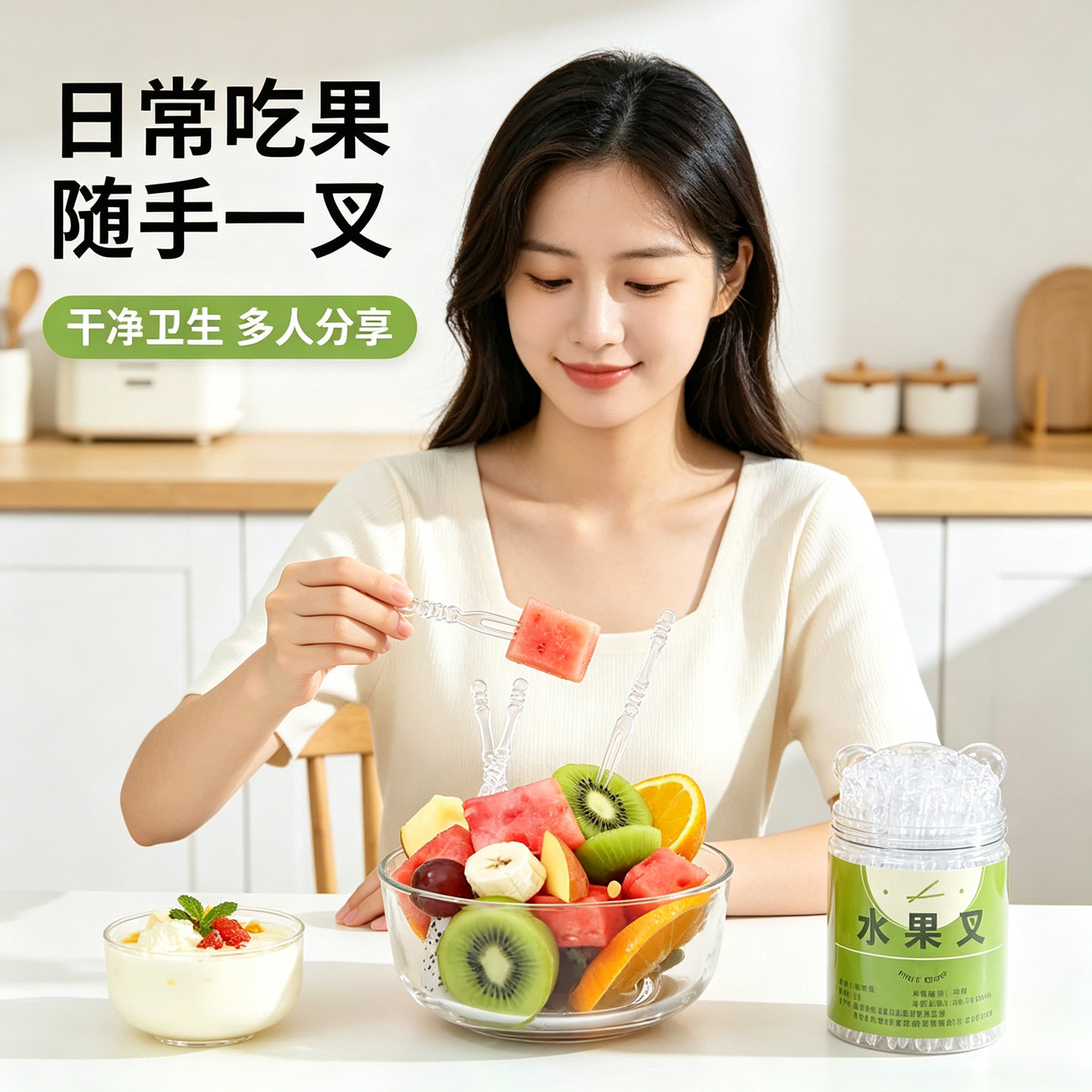 水果叉子一次性食品级
