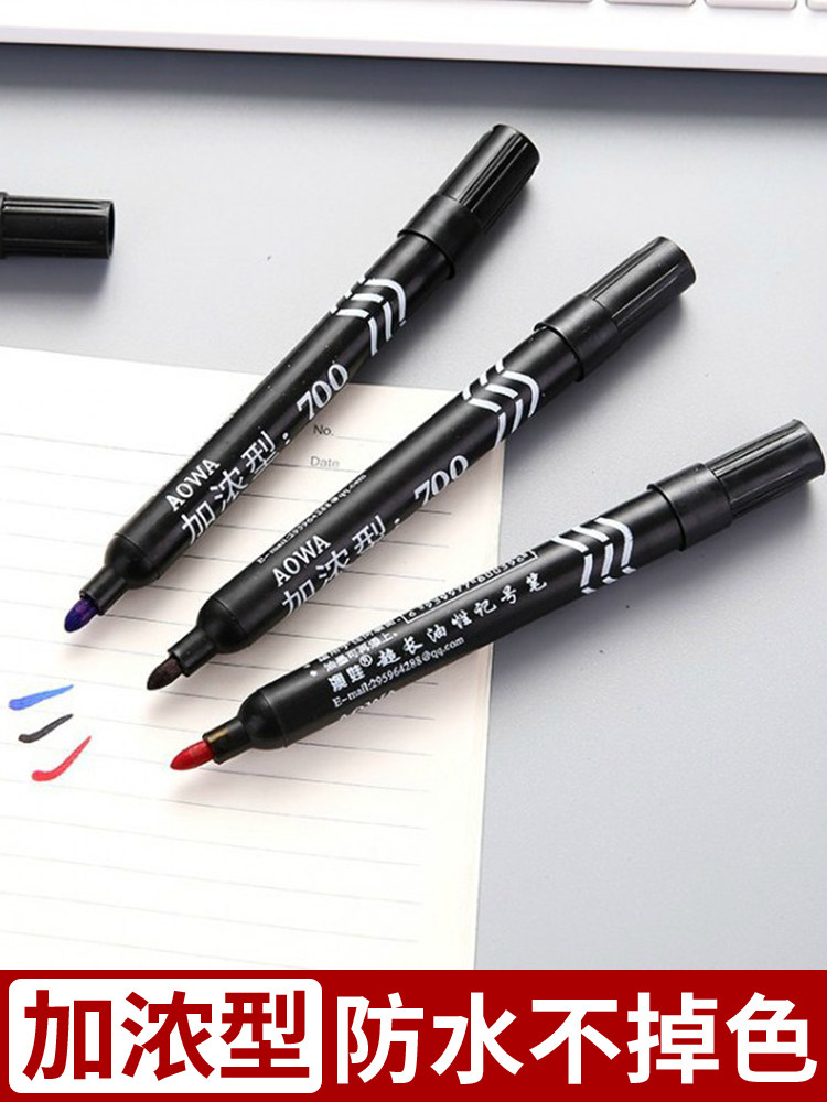 세라믹 타일용 마커 펜 산업용 방수 및 내유성 퇴색되지 않는 후크 라인 속건성 펜 유성 특급 배송 대형 헤드 두꺼운 펜 지울 수 없음