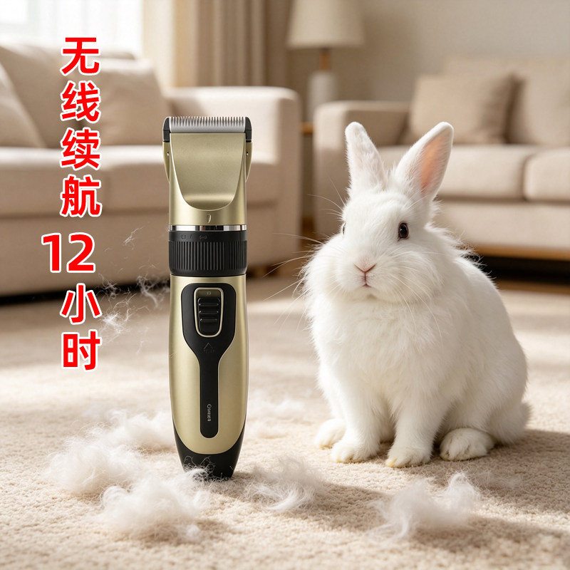 无线长毛兔电推剪充电式大功率宠物剃毛器电推狗狗羊毛剪毛兔毛剪