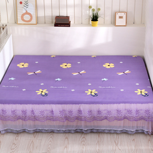 炕裙榻榻米床裙一面裙四季通用床盖蕾丝花边床罩床裙农村土炕裙