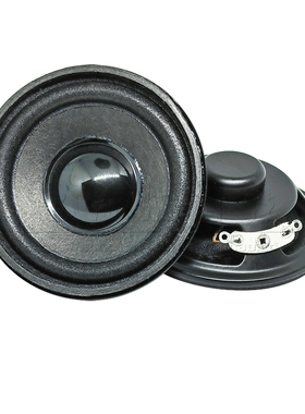 4R3W 57MM圆形防锈内磁泡边黑帽喇叭 4欧3瓦 音箱喇叭扬声器 单个