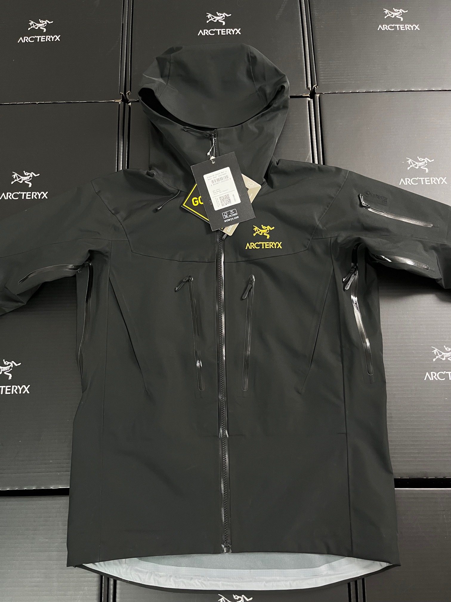 代购ARC'TERYX/始祖鸟Alpha SV硬壳冲锋衣男女户外旅行防水登山服