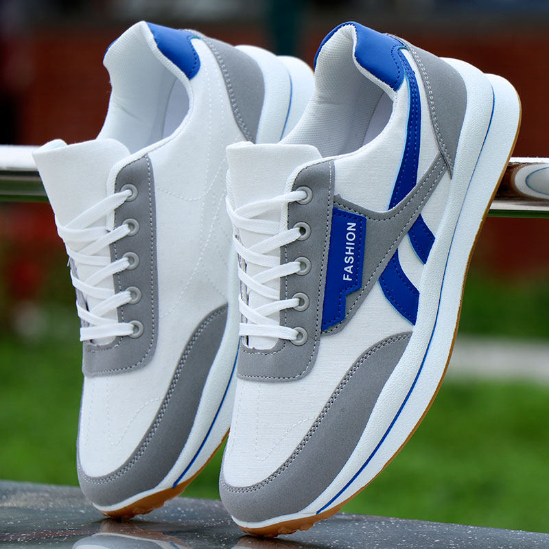 帆布鞋男鞋春秋季新款老北京布鞋男士休闲运动鞋防滑软底轻便跑鞋