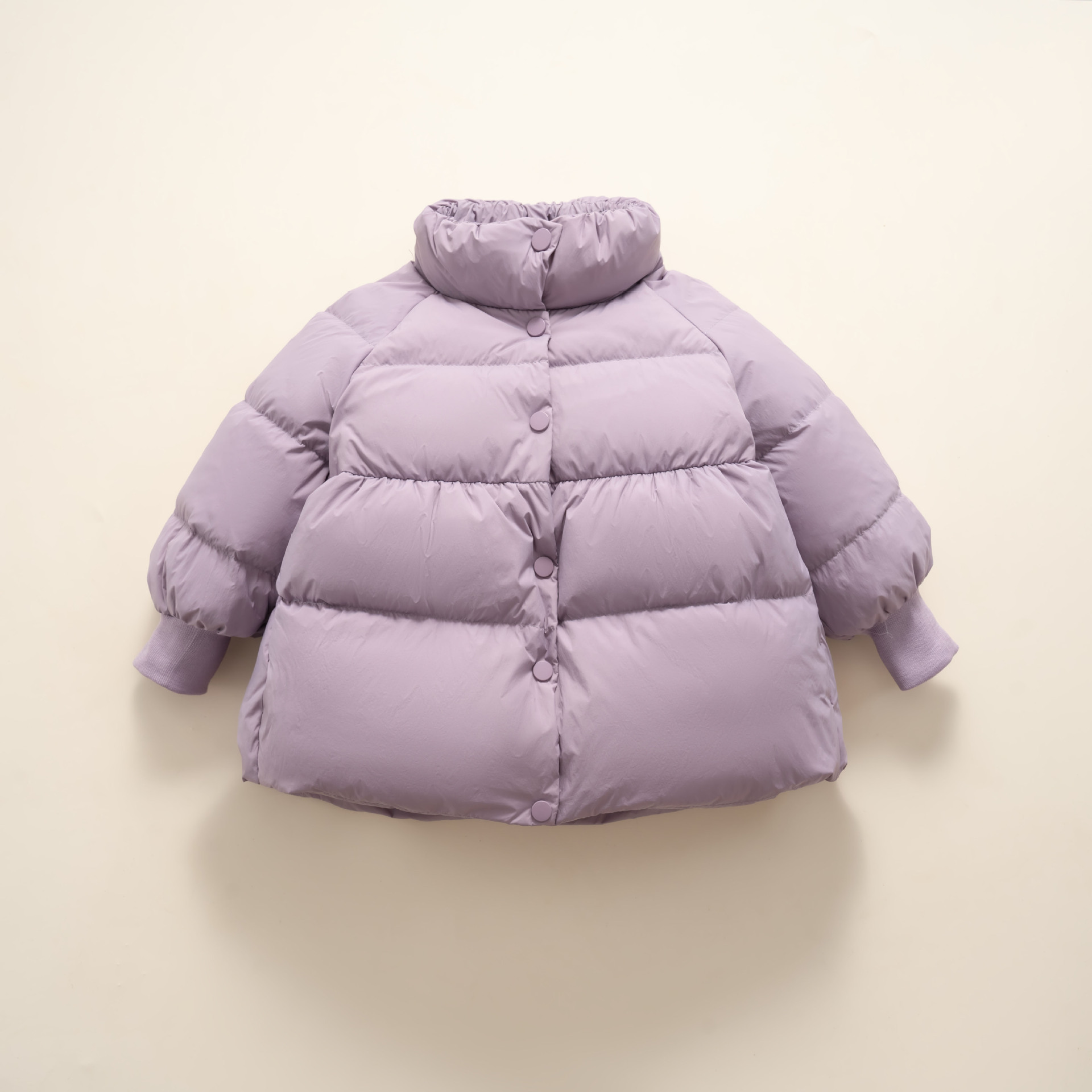 平湖儿童新国标90白鸭绒羽绒服冬女童宝中小童加厚保暖面包服外套