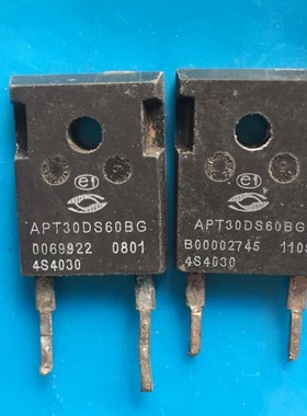 APT30DS60BG   APT30D60BG  原装拆机件进口件 包好用