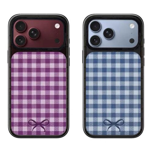 蓝调方格/紫韵方格iPhone18pro壳