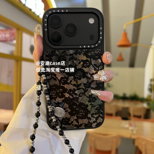 蕾丝玫瑰18Promax手机壳