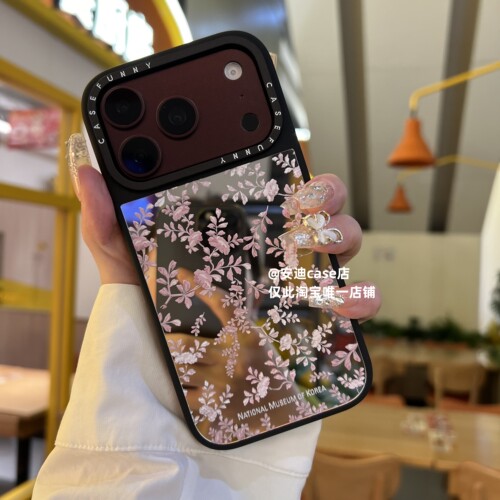 粉色小碎花18Promax手机壳