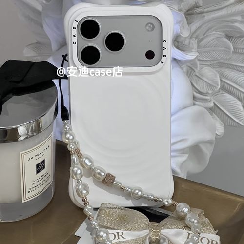 明星同款纯色波漾壳16promax/17pro手机壳液态硅胶全包边iPhone15Pro防摔磁吸iPhone14pro max/13pro/高级感