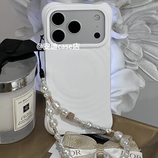 明星同款纯色波漾壳16promax/17pro手机壳液态硅胶全包边iPhone15Pro防摔磁吸iPhone14pro max/13pro/高级感