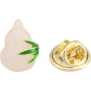平安竹叶葫芦小胸针女连衣裙防走光扣西装配饰领针别针固定衣服扣