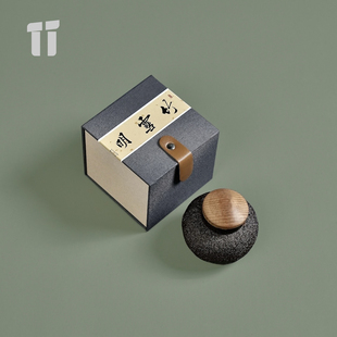 广西非遗名家王伯杨高品质柚子茶叶罐便携储物茶罐柚子罐礼盒装