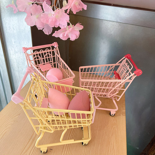 少女心口红桌面化妆蛋收纳盒摆件