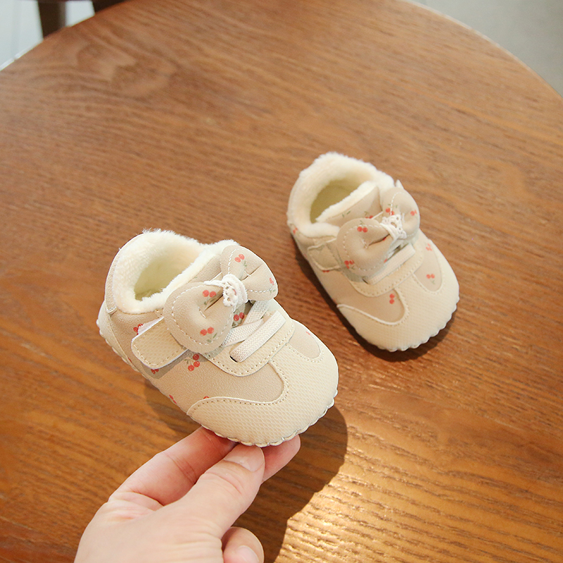 一阶段婴儿女宝宝棉鞋