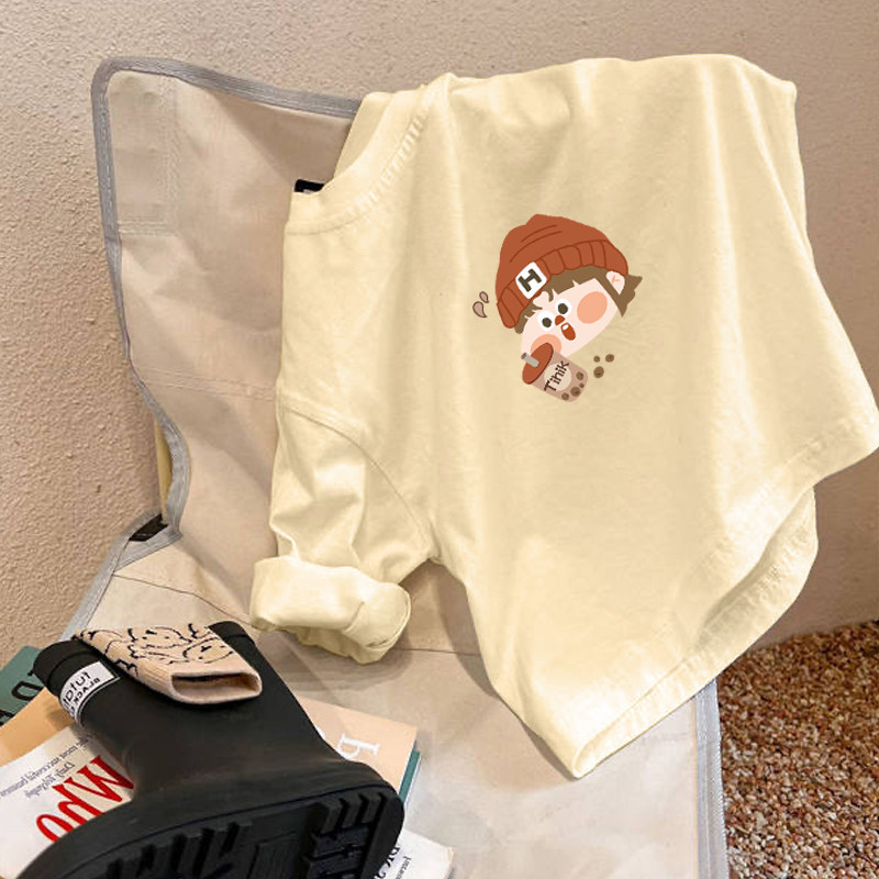 女童可爱长袖T恤秋装女宝衣服