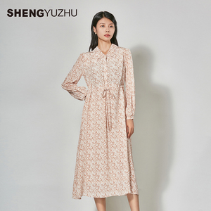 声雨竹官方旗舰店2026年春夏新款初春连衣裙女甜美女孩风高级穿搭