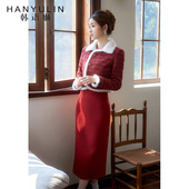 小香风套装 2025新款 爆款 韩语琳春季 高级感时尚 外套半身裙两件套春