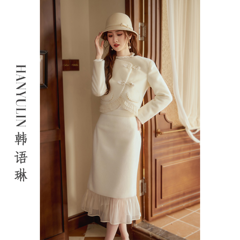 韩语琳空间小香风两件套时尚气质