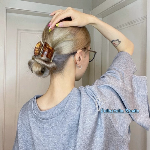 后脑勺巨能抓鲨鱼夹醋酸高级感