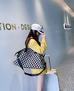 网红旅行包男手提短途出差旅游行李袋女大容量登记包运动健身包