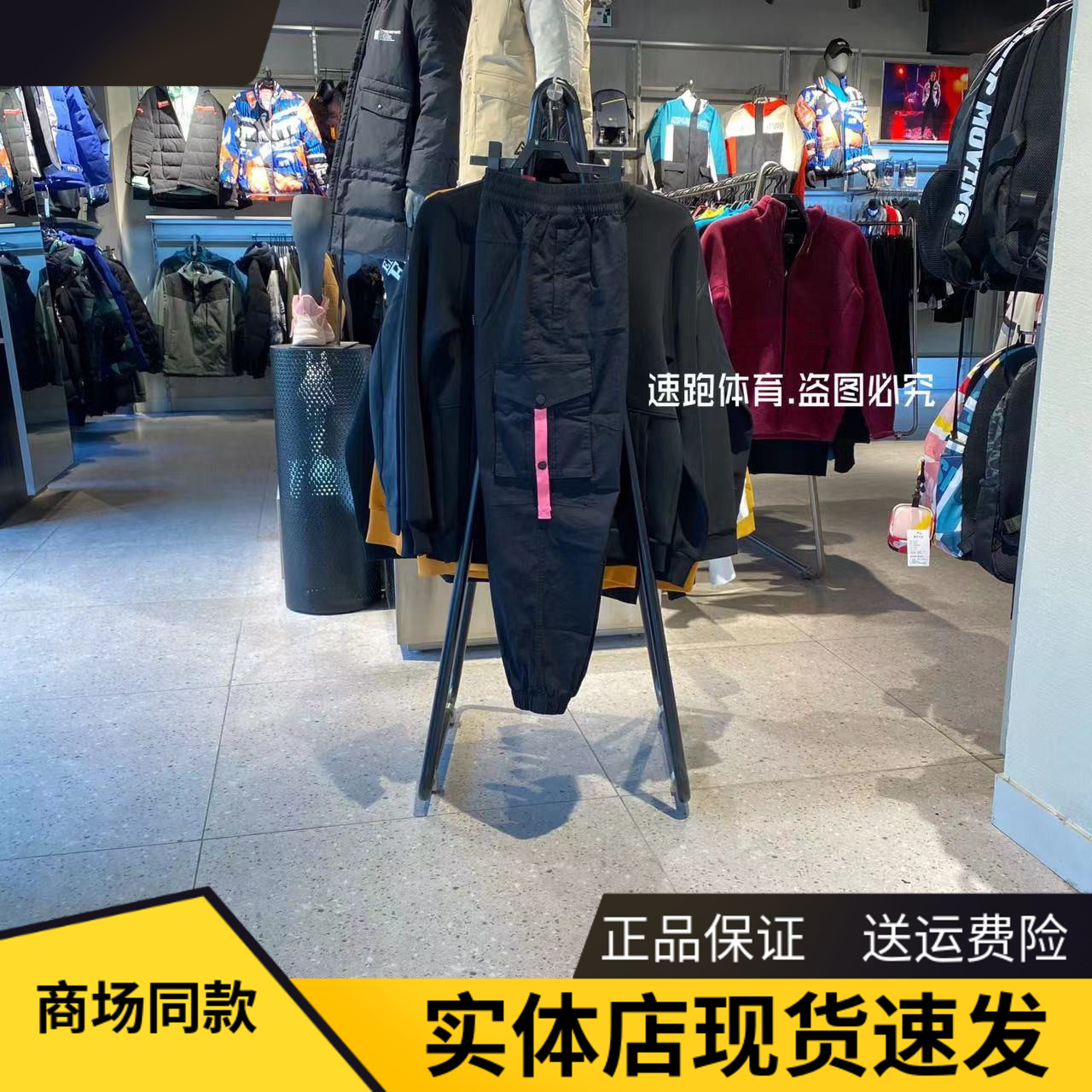 安踏女裤2022春季新款舒适时尚休闲宽松收口长裤休闲裤162218506
