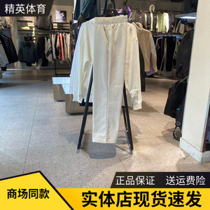 安踏女裤24冬款运动裤加绒密暖绒保暖卫裤直筒条绒长裤162517334R