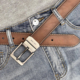THOM系列男士 针扣皮带新款 潮年轻人牛皮百搭牛仔裤 LEE 休闲裤 腰带