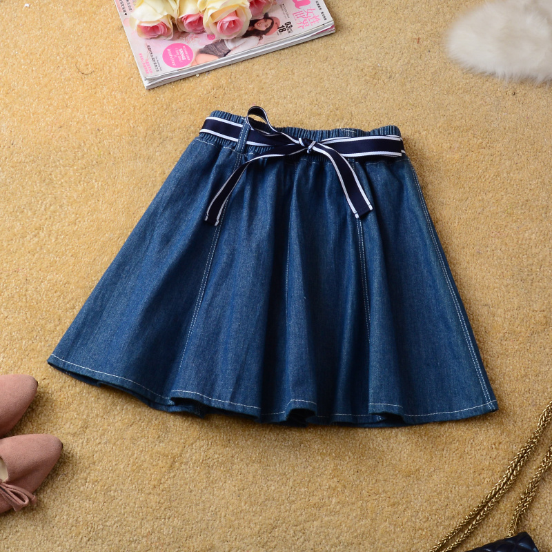 2022夏季新款韩版百褶高腰a字裙