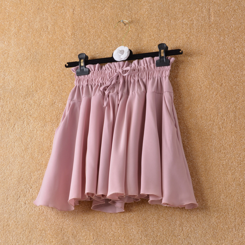 半身裙裤学生防走光花苞蓬蓬