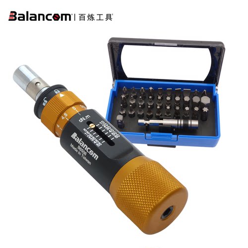 百炼工具BALANCOM迷你扭力起子5-60cNM迷你扭力螺丝刀0.05-0.6NM