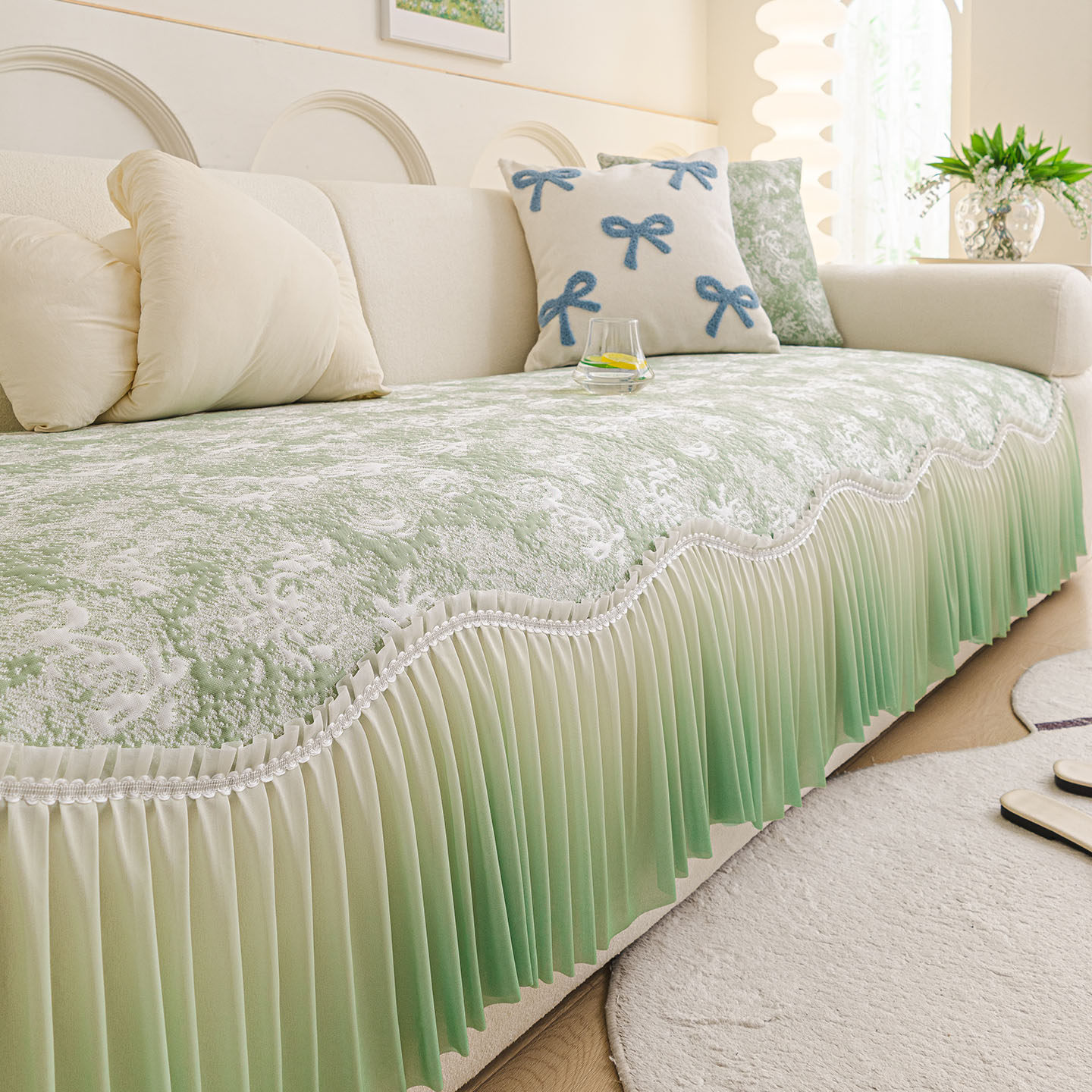 多巴胺风夏用沙发凉席垫2025新款冰丝坐座垫子夏季防猫抓沙发盖布,居家布艺,沙发垫,淘宝优惠券,粉丝福利购,淘宝优惠卷