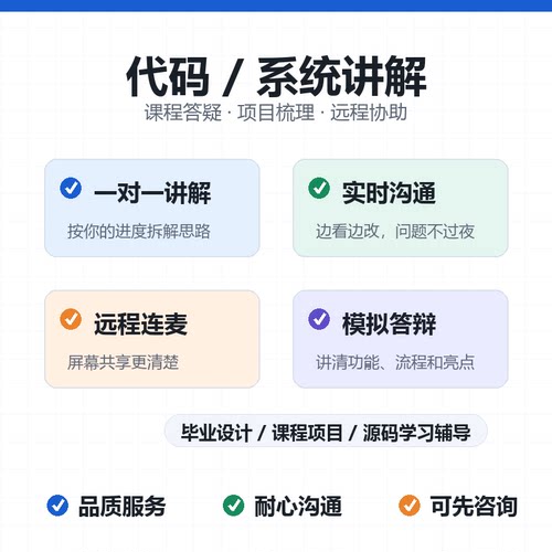 python计算机答辩讲解代码解读(0基础或基础薄弱者）1v1指导java