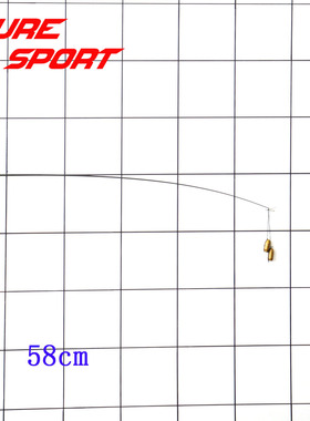 波腾实心碳素路亚竿梢50CM58CM台钓竿矶竿素材竿胚配节改装修DIY