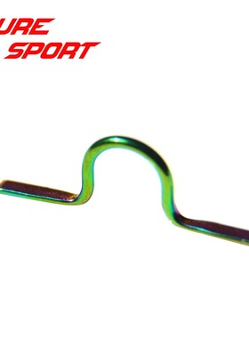 波腾彩色银色黑色钢丝挂钩器飞竿路亚竿维修定制改装鱼竿DIY配件