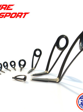 富士BCLGAT BCKTAG BCKLAG20H导环10只套装FUJI路亚竿鱼竿DIY配件