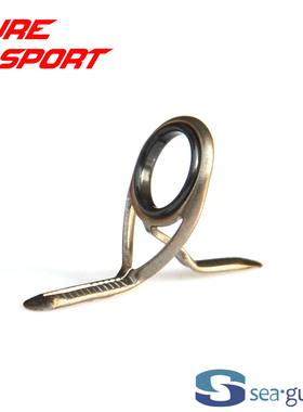 兴泰SCXQRSG双腿导环RS环银色砂光钢架导眼DIY路亚竿配件SEAGUIDE