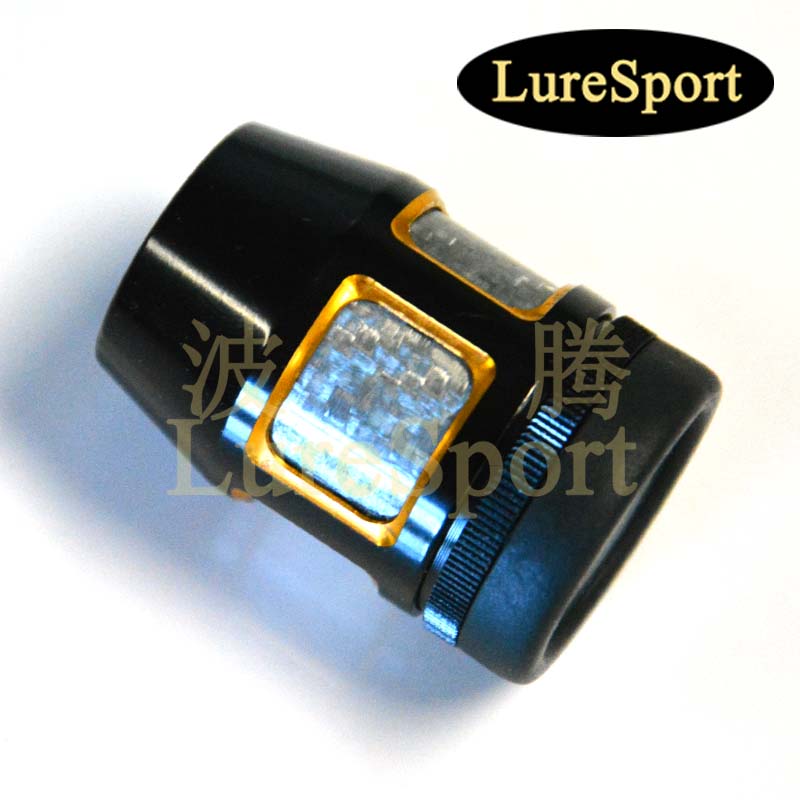 黑鲷工房筏竿后堵 银方格碳素管铝尾件橡胶后堵 路亚竿DIY配件