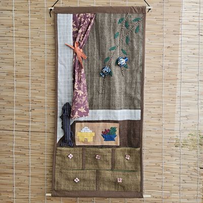 云艺阳光 天然手工麻手作布艺壁挂客厅卧室装饰挂画