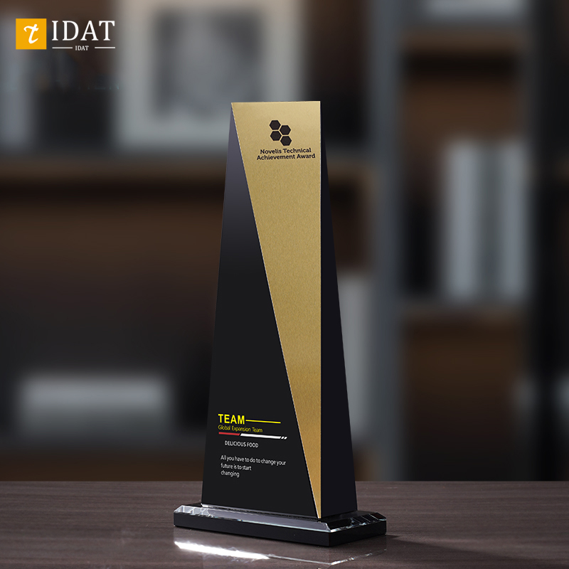 水晶奖杯定制定做高档大气公司年会优秀员工颁奖创意奖牌订制订做
