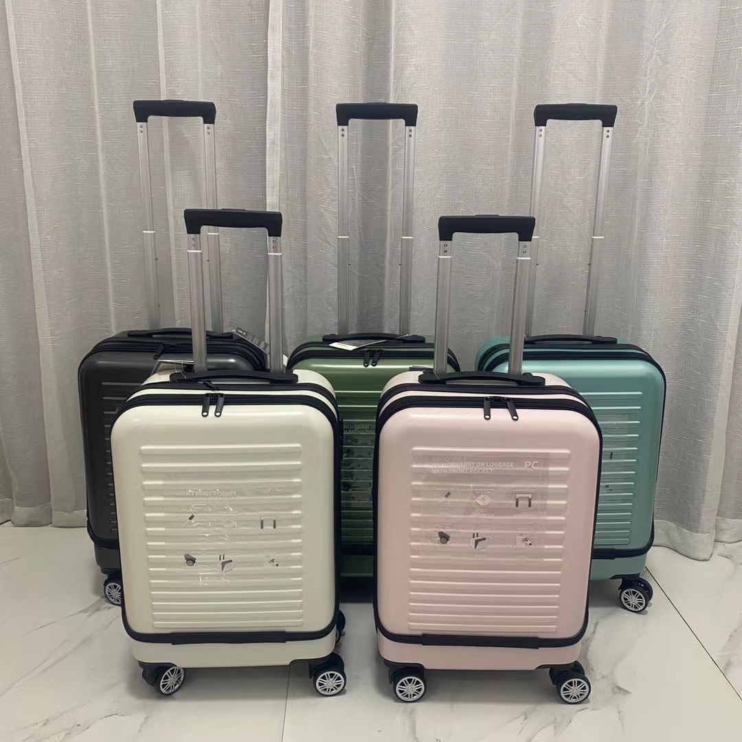 银座生产20寸标准登机箱铝合金拉杆男女学生商务旅行结实耐用