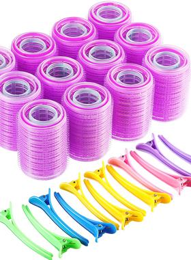 24/36/48 Pcs Self Grip Hair Rollers Curler Set, 3 Sizes Heat