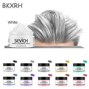One-time Molding Paste temporary hair color wax men dye mud