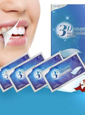 3D WHITE Teeth Whitening Stripes tooth Bleaching Tool 牙齿贴