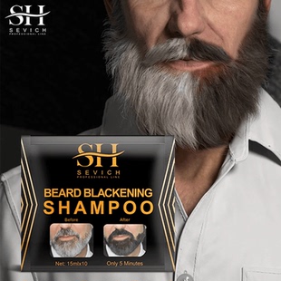 Hair Color Wax Men Semi-permanent Moustache Beard Dye Black