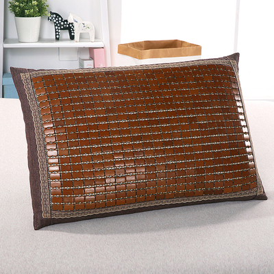 碳化麻将单人竹席枕头套